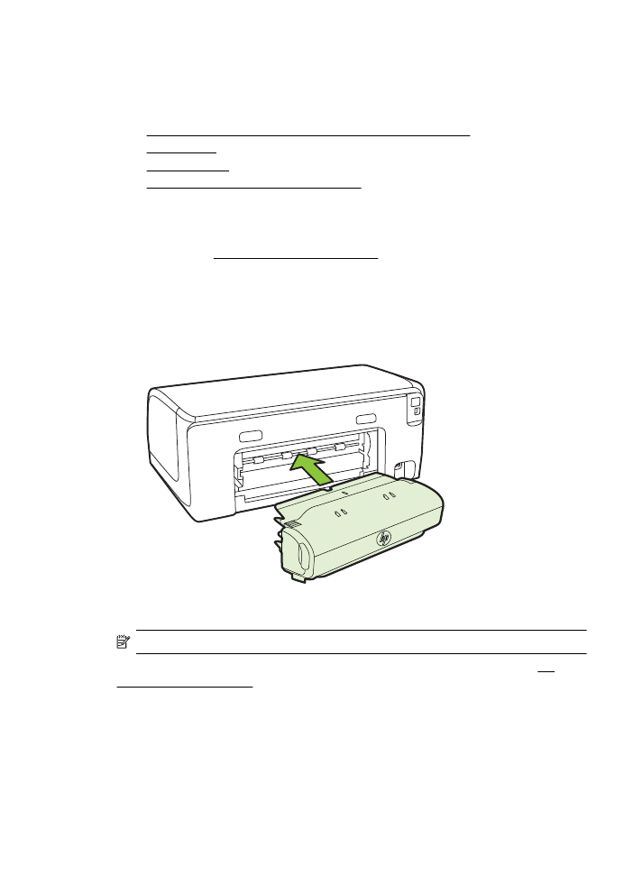 Install The Automatic Two Sided Printing Accessory Duplexer Hp Officejet Pro 8100 6197